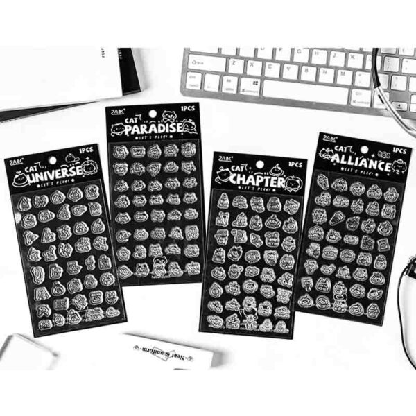 ZABC Clear Silicone Stamp Playing Cat Series MXLX-4