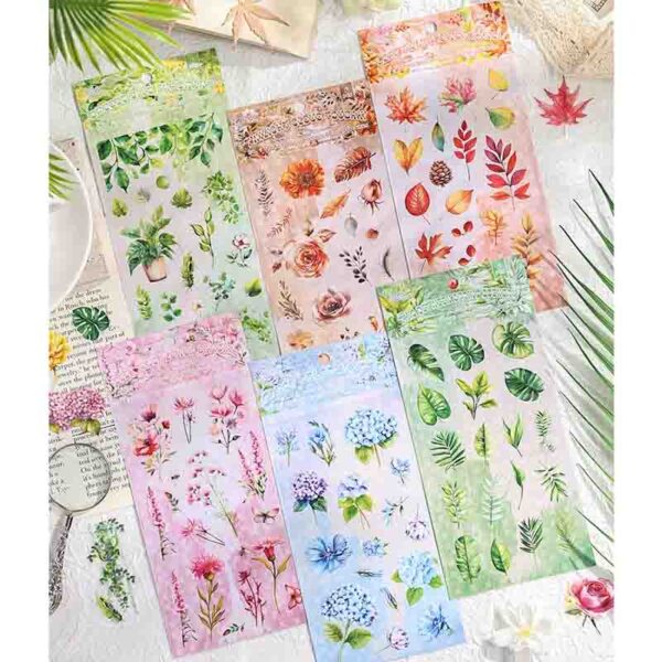 ZABC Flower House Series Plants Sticker QHHF-6