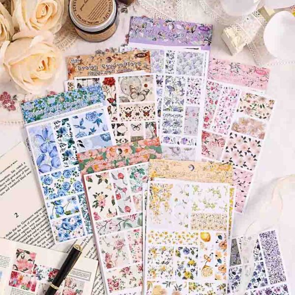 ZABC Flower Smell Twilight Sticker HWXM-6