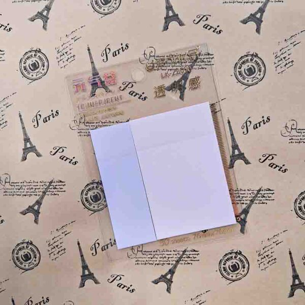 Colour Translucent Sticky Notes 3x3 2 color LK-22600