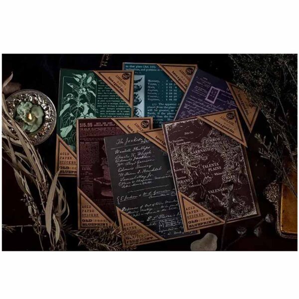 Journal Old Blueprint Vintage Paper MHD-JMLT