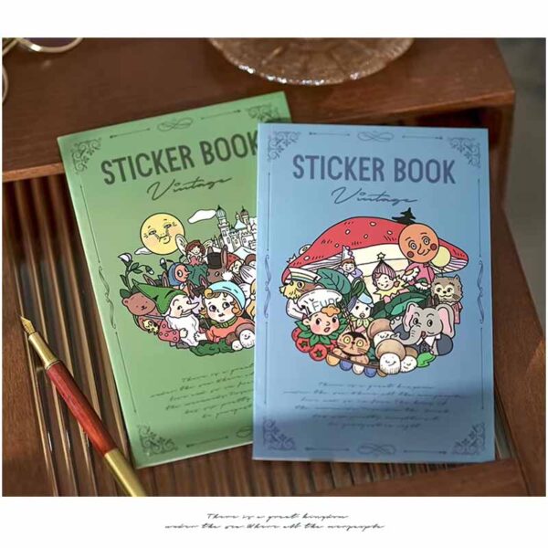 Kawaii-Q Folk Tale Series Vintage Journal Sticker KQ-177