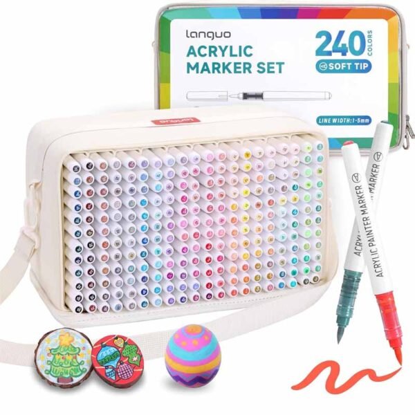 Languo Acrylic Brush Marker Set of 240 (M720-31)
