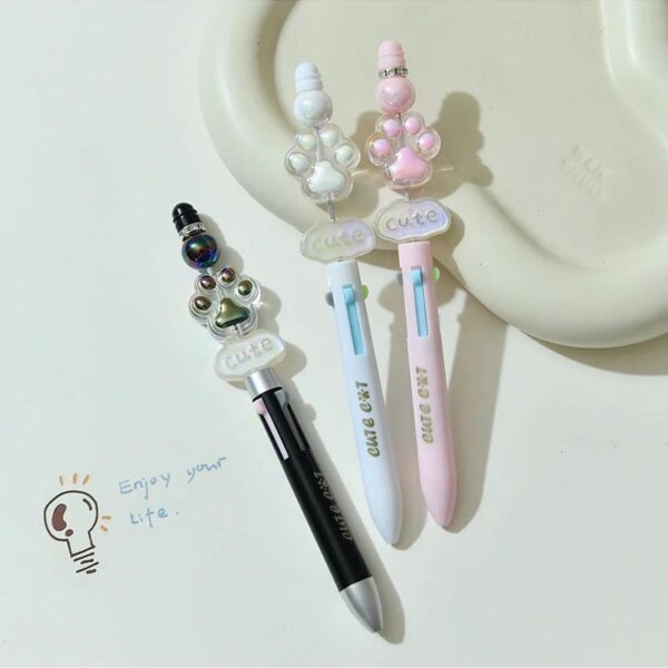 Morn Shine Cute Paw Spinning 4 Color Ball Pen BP-227