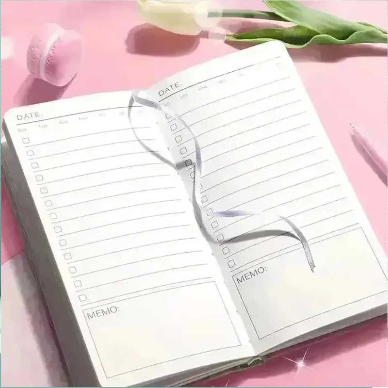 Fancy Flower Series Weekly Planner Notebook KBX-2166-2