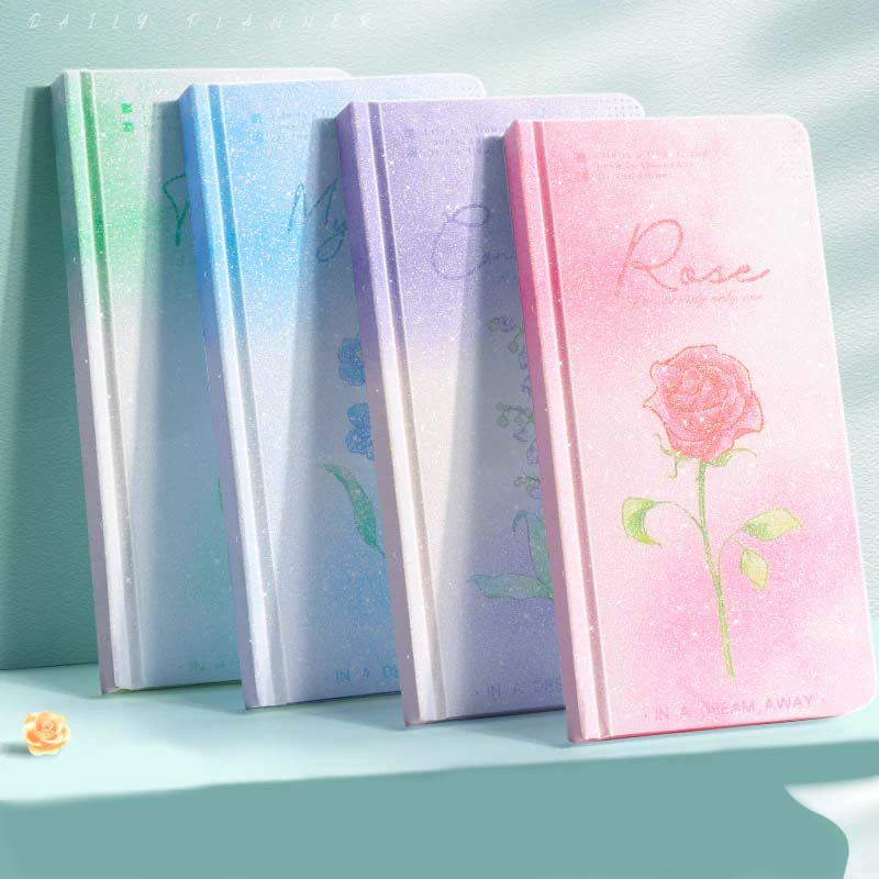 Fancy Flower Series Weekly Planner Notebook KBX-2166-2