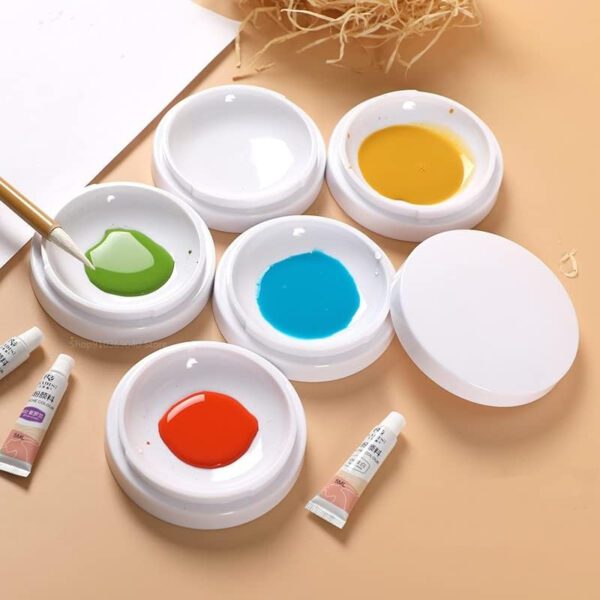 Imitation Porcelain Ceramic Palette Round 5 Layer