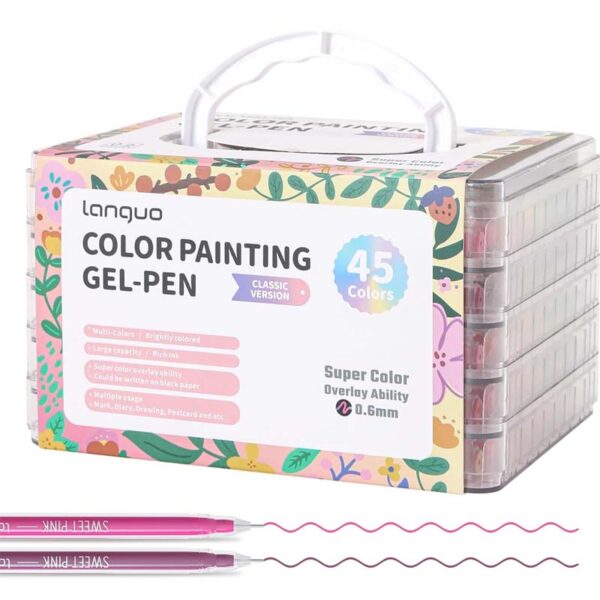 Languo Colour Gel Pen Set of 45 (D101-1)