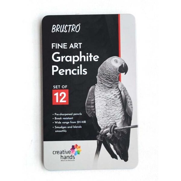 Brustro Graphite Drawing Pencil Set of 12