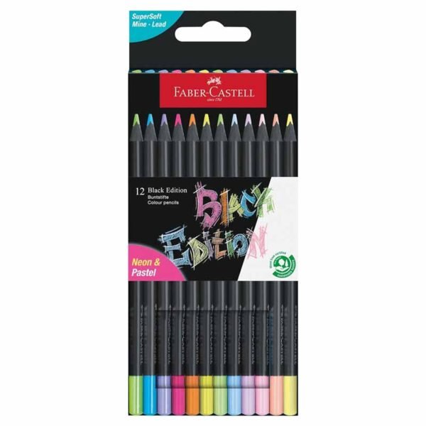 Faber Castell Black Edition Colour Pencils Set of 12