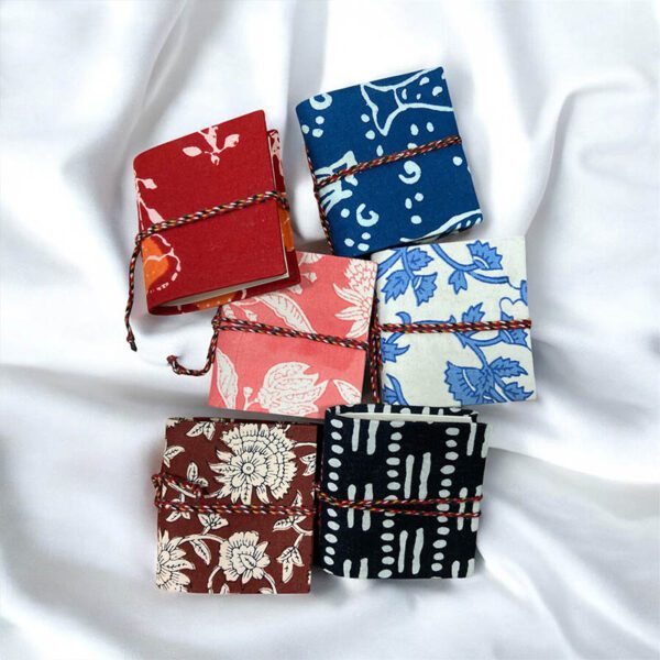 The Pocket Studio – Mini Handmade Journal 3×3 with Rope