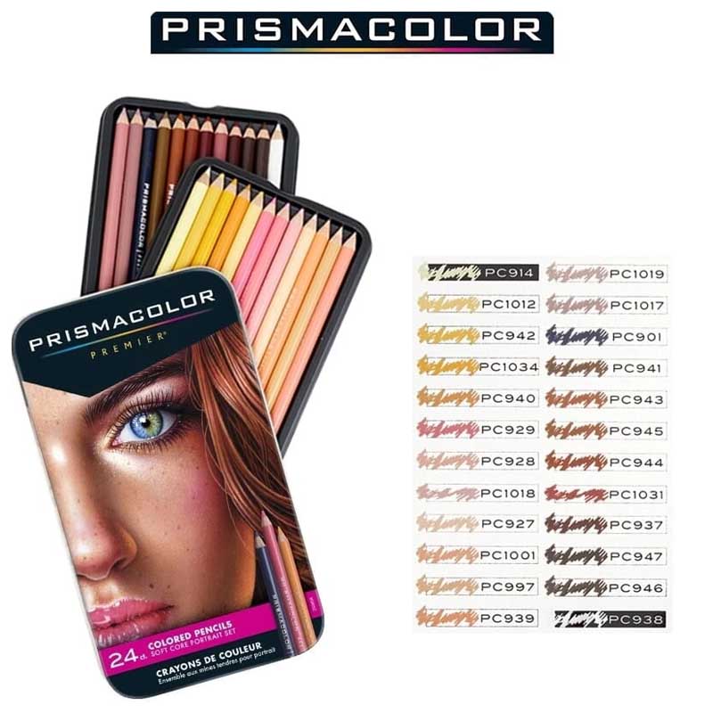 Prismacolor Artist Colour Pencils Portrait Set of 24