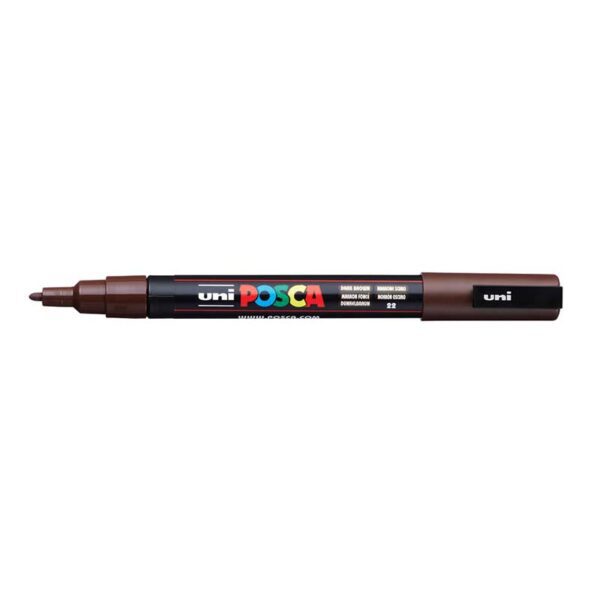 Uni Posca Paint Marker PC-3M Dark Brown