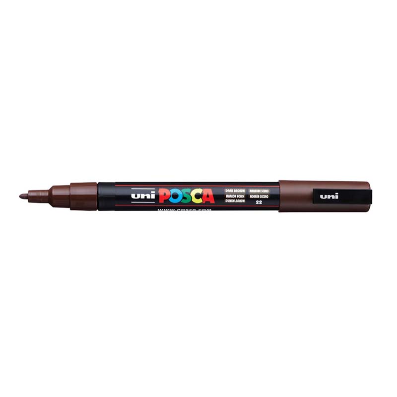 Uni Posca Paint Marker PC-3M Dark Brown