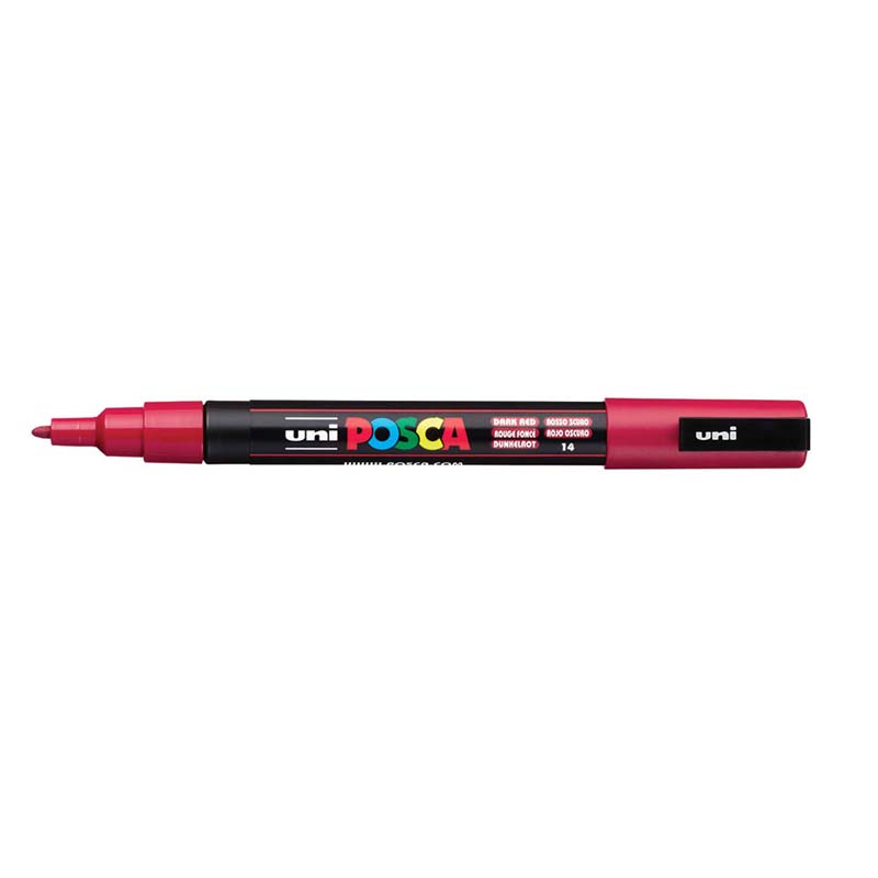 Uni Posca Paint Marker PC-3M Dark Red