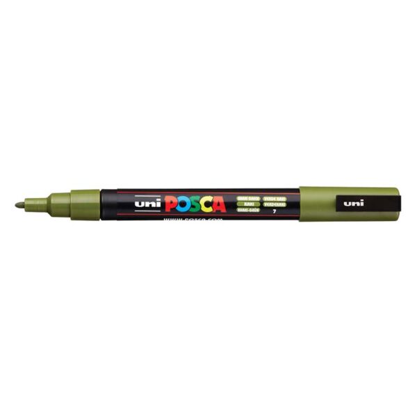 Uni Posca Paint Marker PC-3M Khaki Green