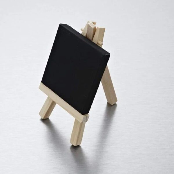 Frame Canvas With Easel Black