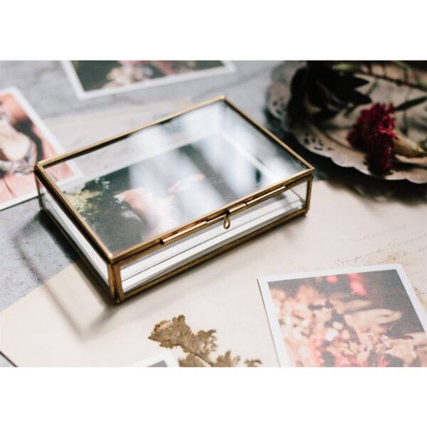 Vintage Glass Box Rectangle