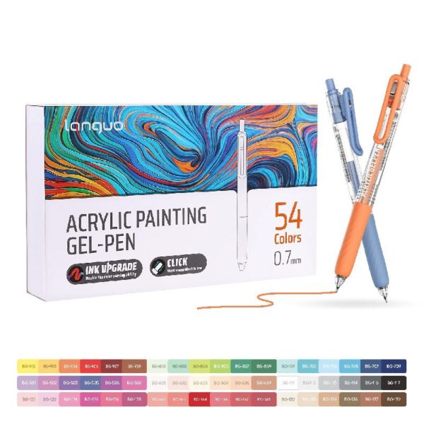 Languo-Retractable-Acrylic-Gel-Pens-54-Colors-Set-D200-17