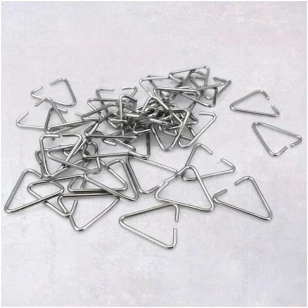 Triangle Jump Rings Silver