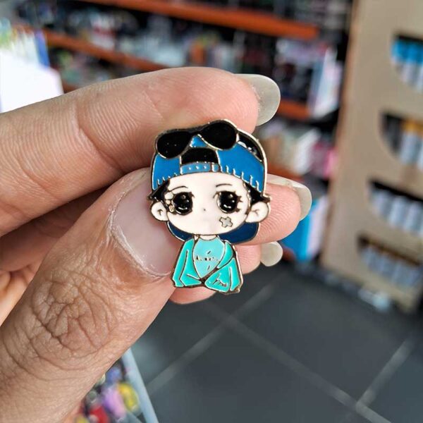 Enamel Brooch Pins Korean Girl (DSG-23)