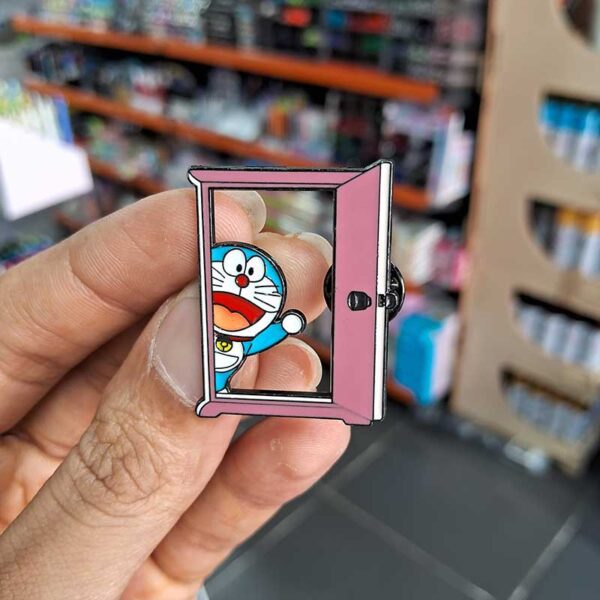 Enamel Brooch Pins Doremon Door (DSG-19)