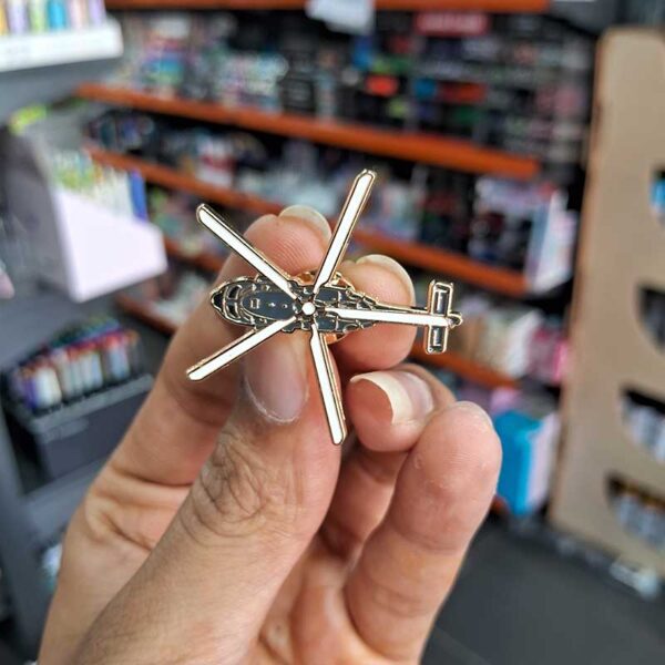 Enamel Brooch Pins Helicopter (DSG-40)