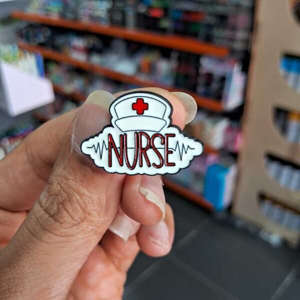Enamel Brooch Pins Nurse (DSG-26)