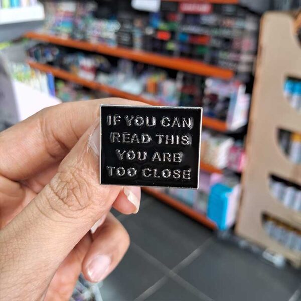 Enamel Brooch Pins Read This (DSG-28)