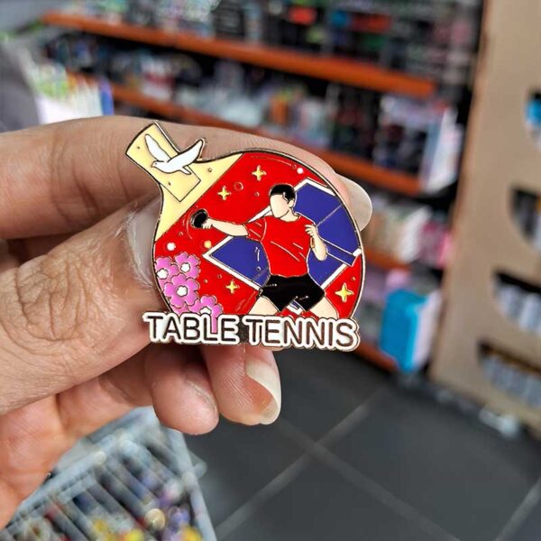 Enamel Brooch Pins Table Tennis (DSG-24)