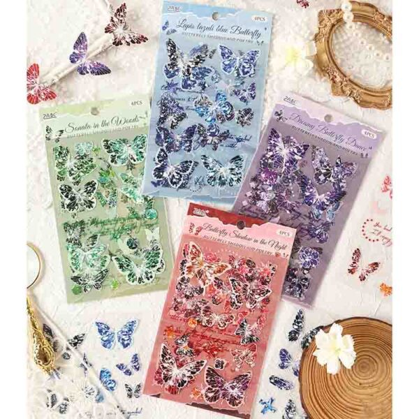ZABC Graceful Butterfly Shadow Series Sticker MMDY-4