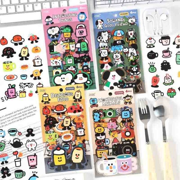 ZABC Graphic Cartoon Sticker QMTY-4