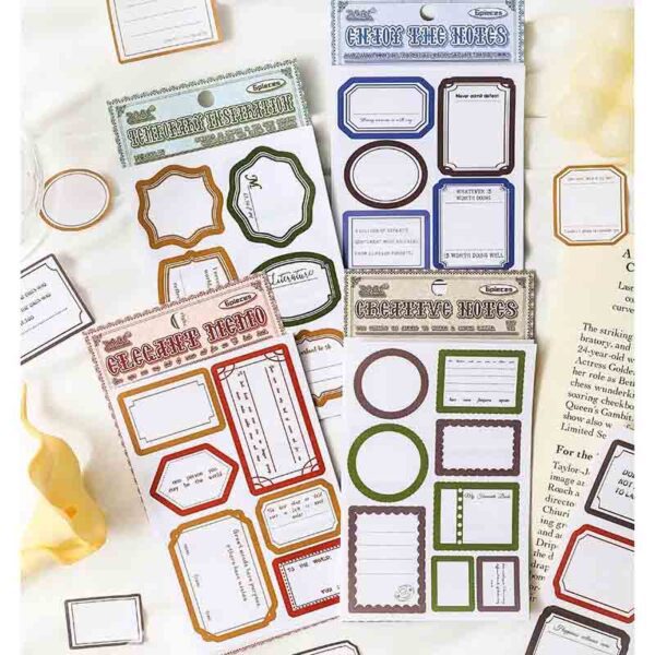 ZABC Memo Junk Journal Sticker SJXQ-4