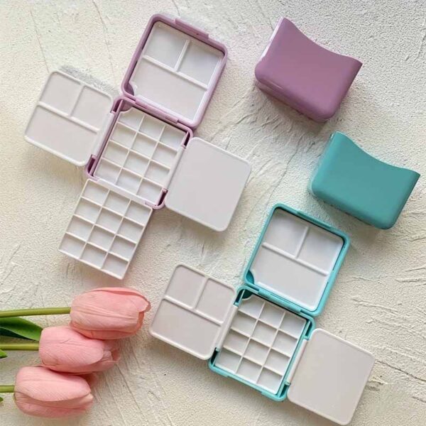 Kangaro Travel Plastic Watercolour Palette