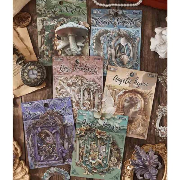 ZABC European Theme Frame Sticker FHOY-6