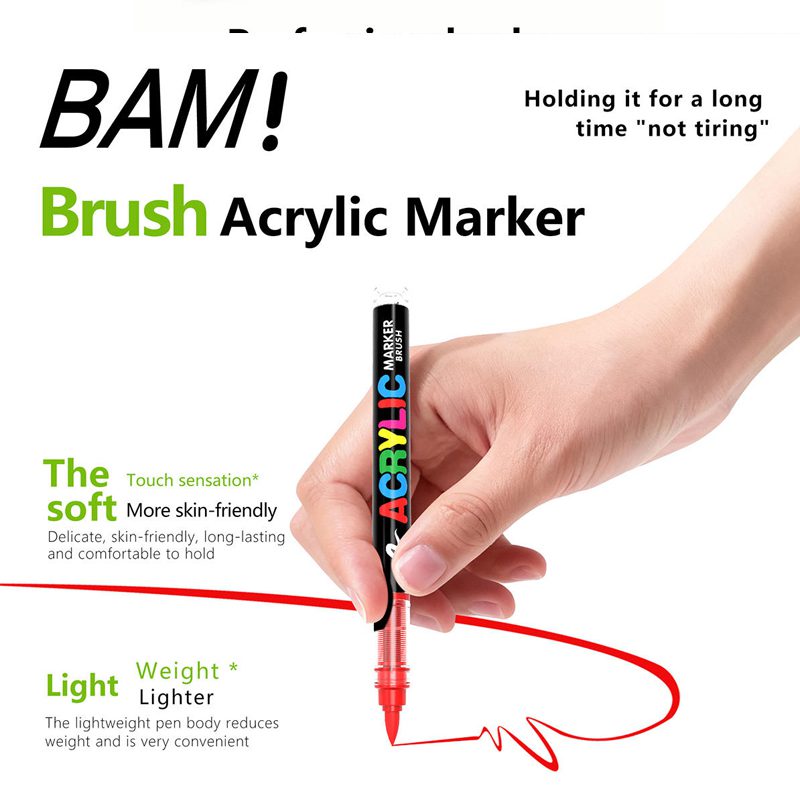 GuangNa 366 Acrylic Paint Markers Set