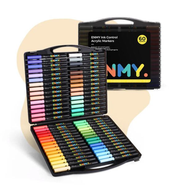 Enmy Acrylic Paint Marker 60 Colour Set