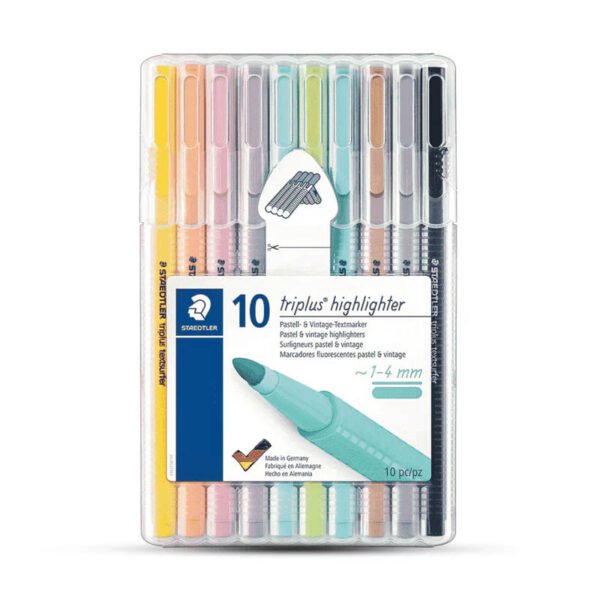Staedtler Triplus Highlighter Pen Set of 10