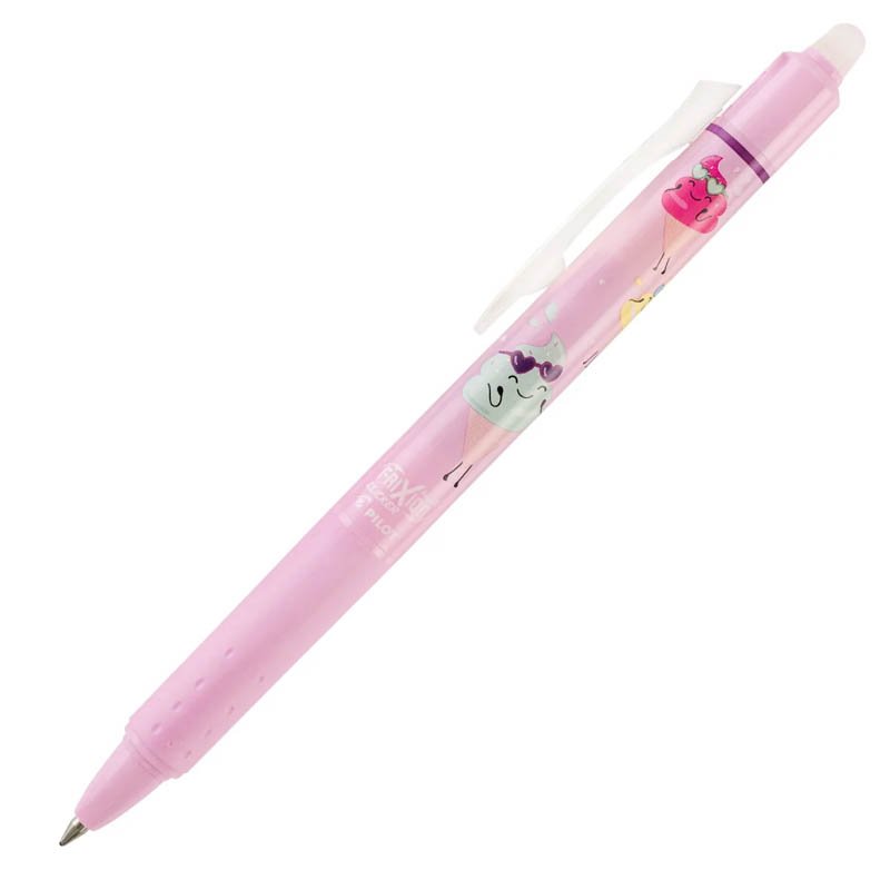 FriXion Clicker Pool Party Limited Edition Erasable Gel Pen - Pastel Pink