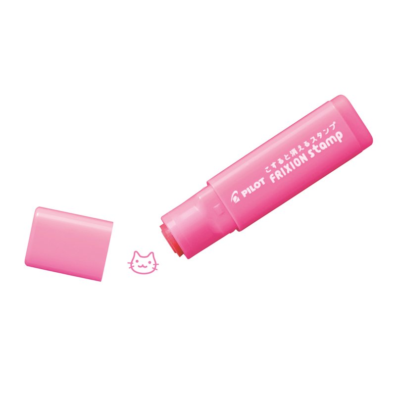 Pilot Frixion Erasable Stamp Cat - Pink