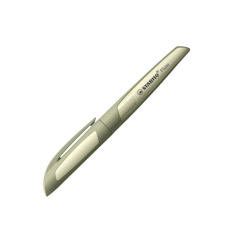 Stabilo Flow Active Fountain Pen Medium Nib – Khaki