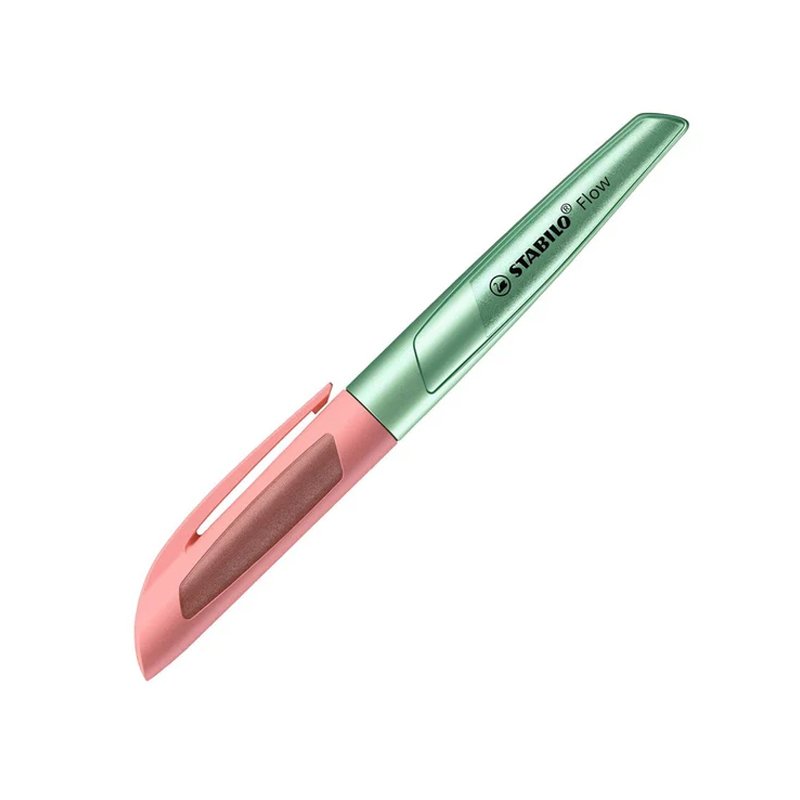 Stabilo Flow Active Fountain Pen Medium Nib – Red Lips